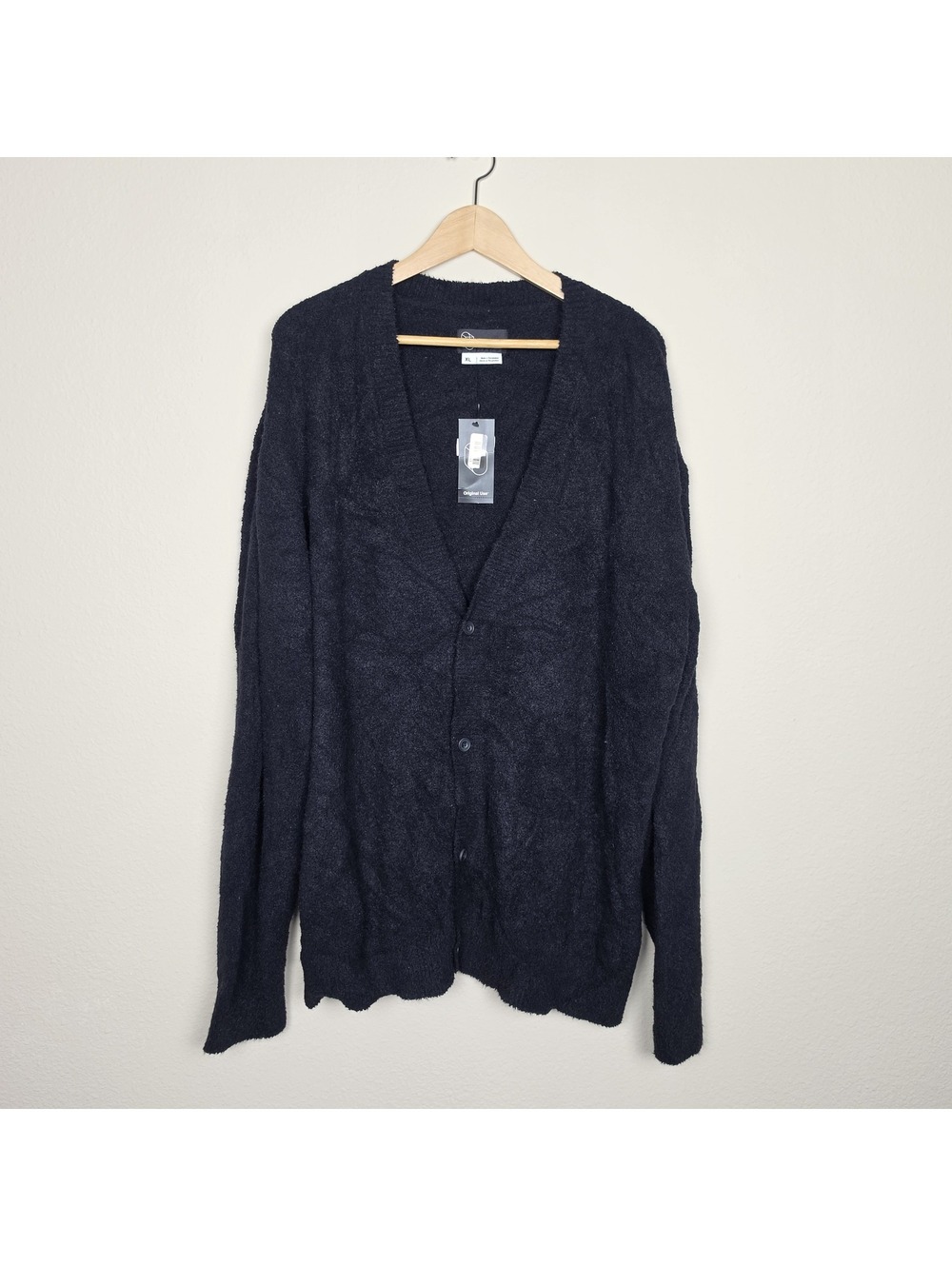 Original Use Men's Open Neck Cardigan XL